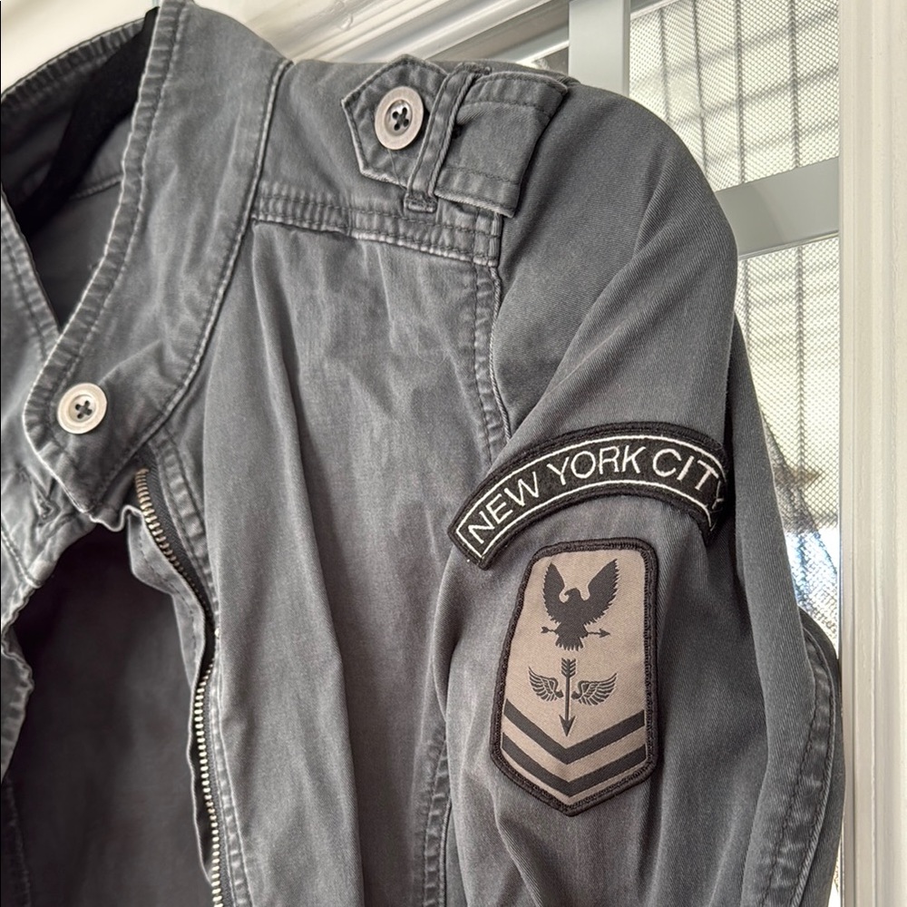 Women's Gray Utility Jacket